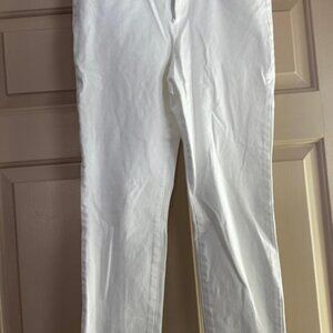 Old Navy Pixie Mid Rise White Denim Ankle Style Jeans Womens Size 10